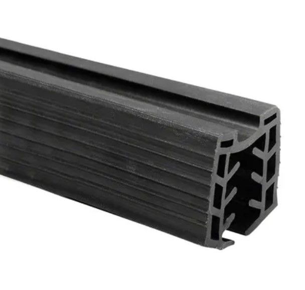Rubber Profile for 8 - 21.5mm Glass To Suit 42.4mm Split Tube - Price per Mt