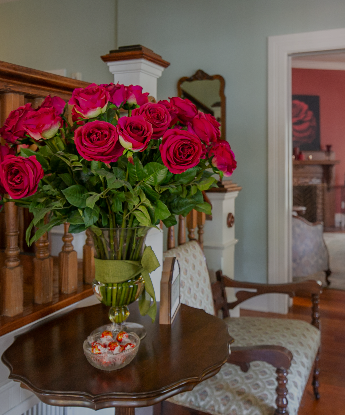 camellia roses in historic inn in gainesville florida