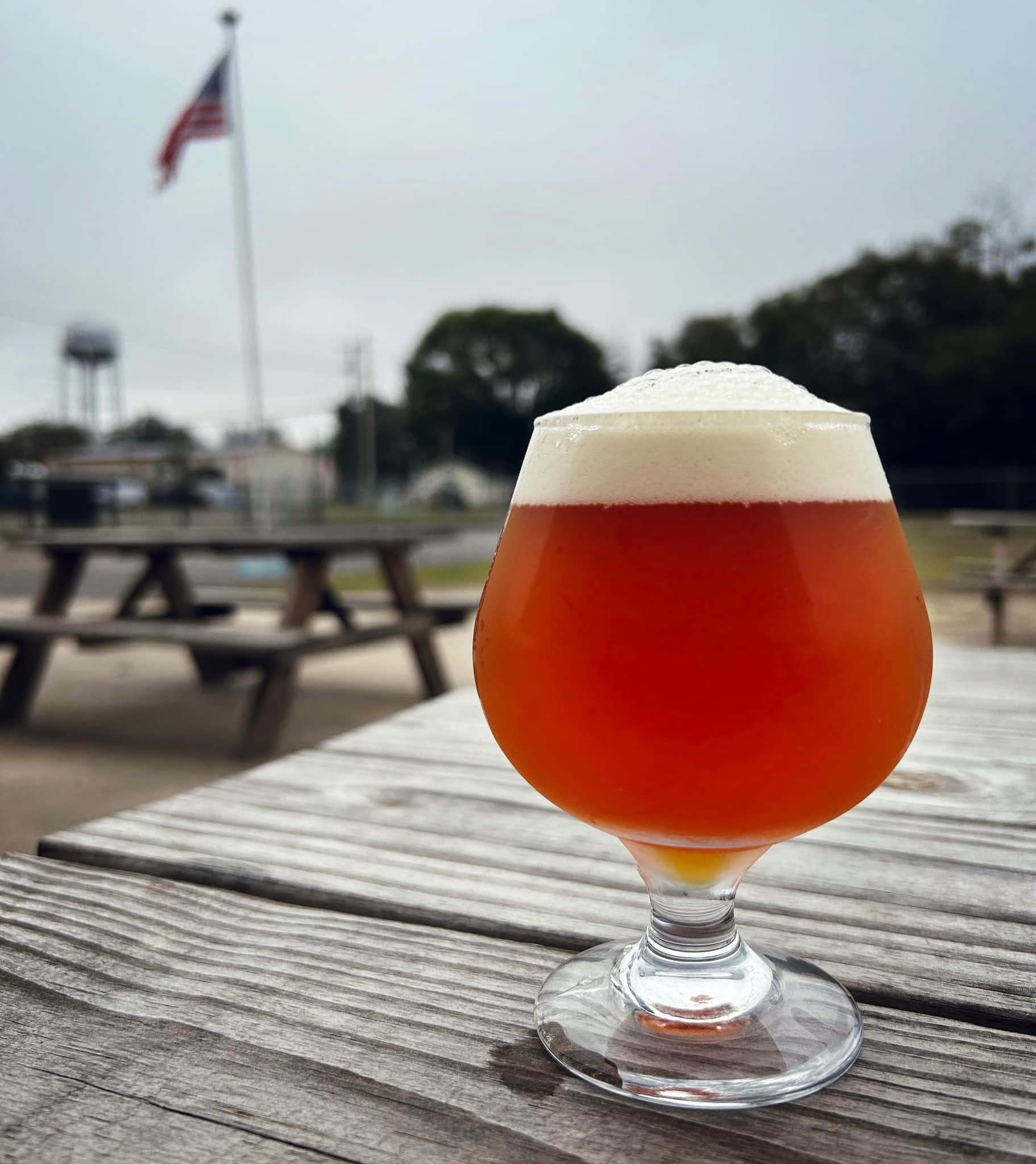 a glass of beer from high springs anniversary party