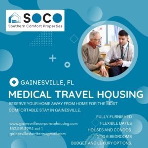 medical travel housing in gainesville florida