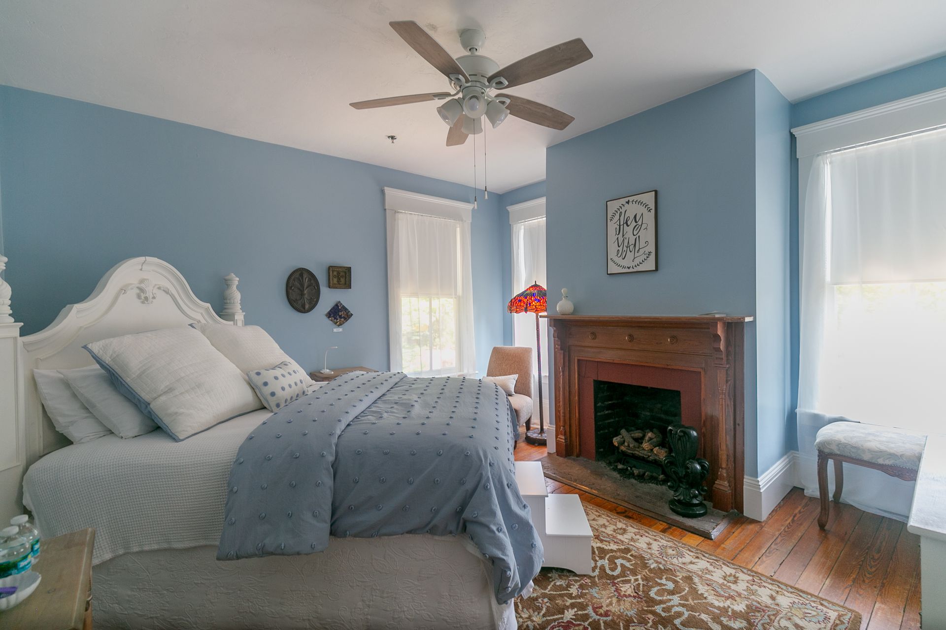 Bedroom in a StayGainesville Rental Property.