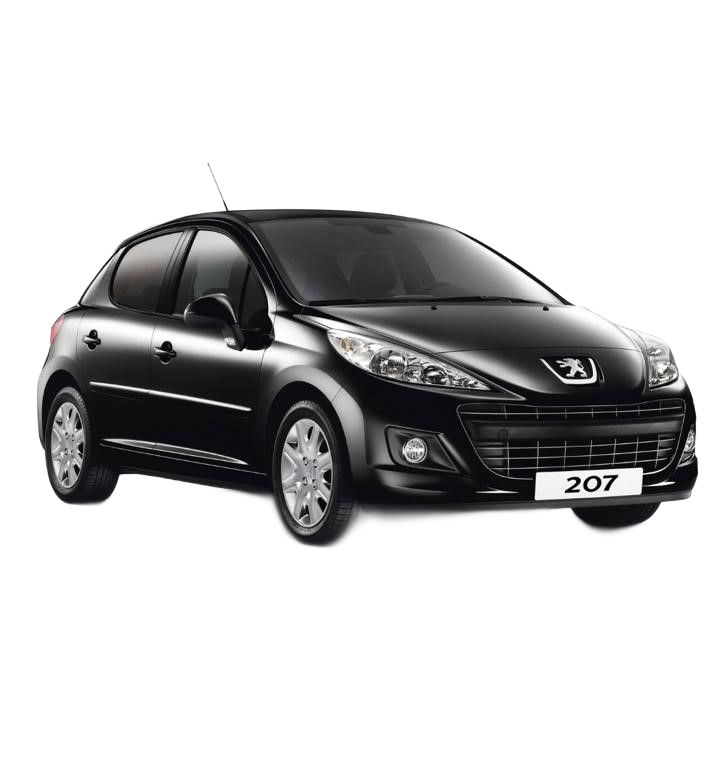 Noleggio Autovettura Peugeot 207 nera a Pescara