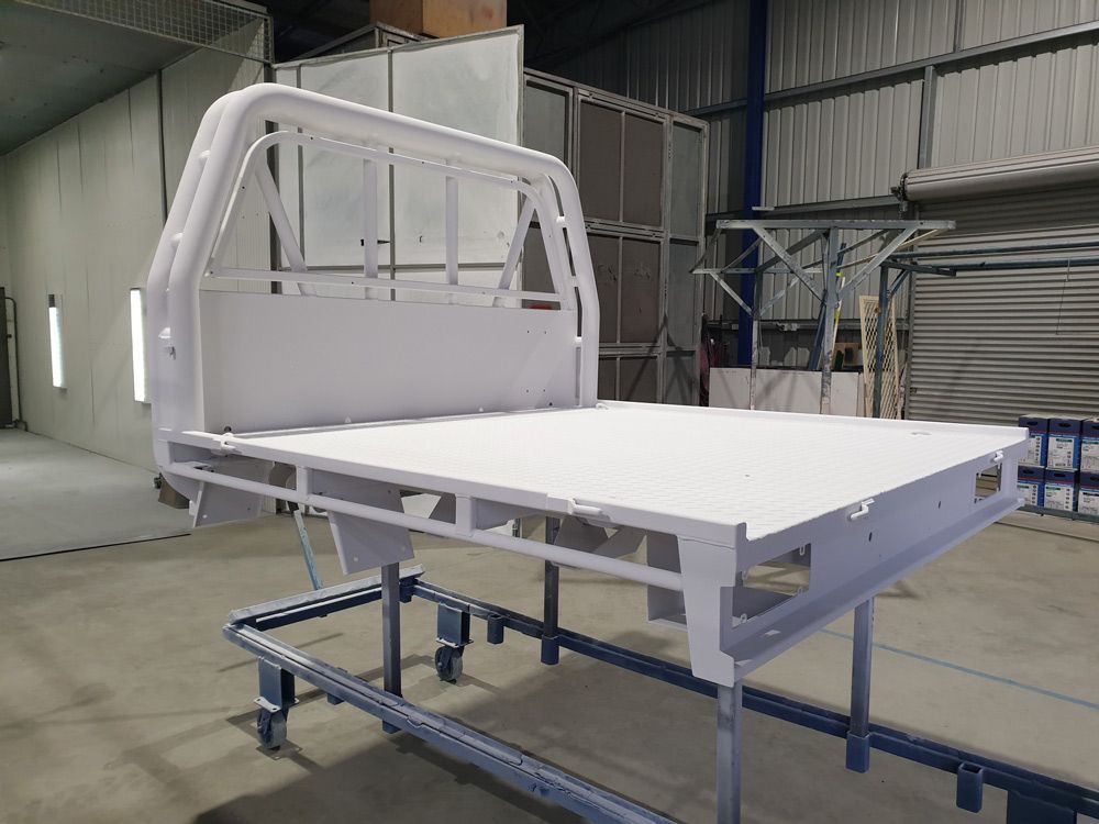 White Sand Blasting The UTE — ASSB Armidale Sand And Soda Blasting In Armidale, NSW