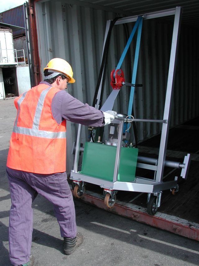 carico di un container