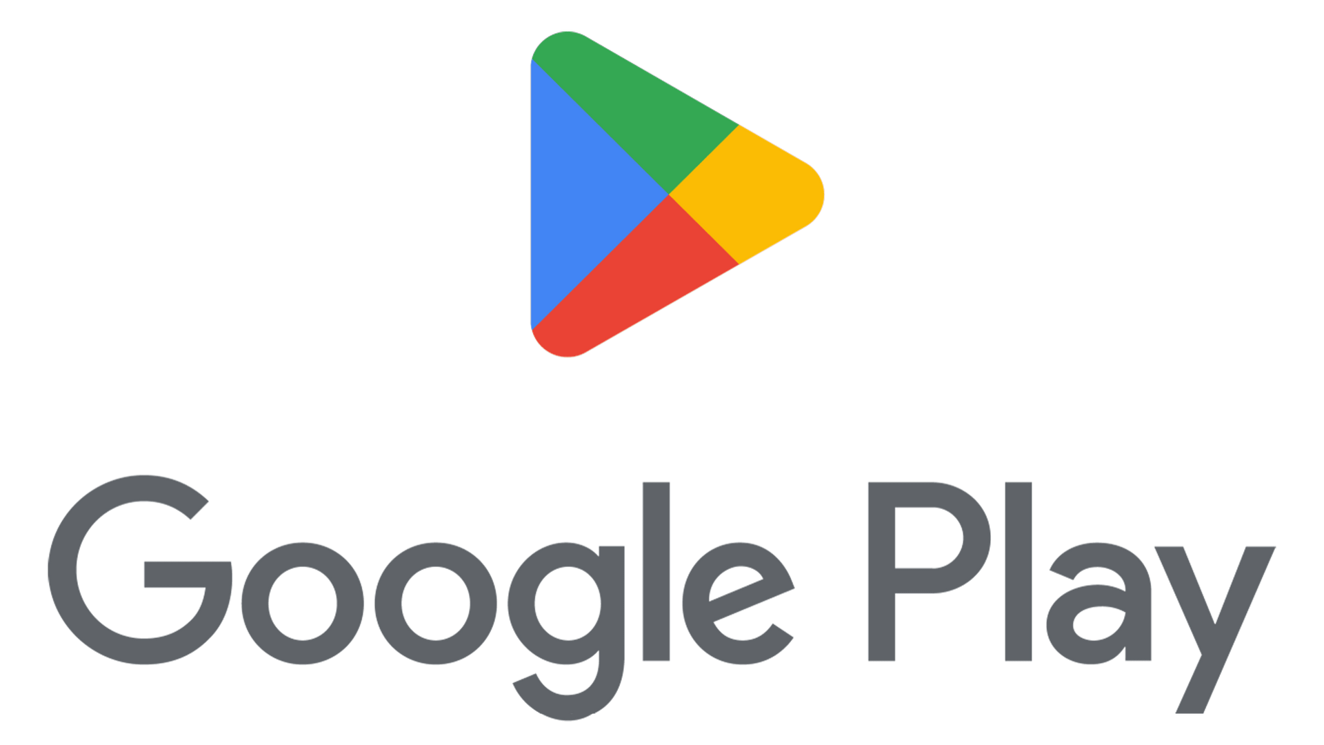 The google play logo is shown on a white background.