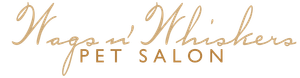 A logo for a pet salon with a white background.
