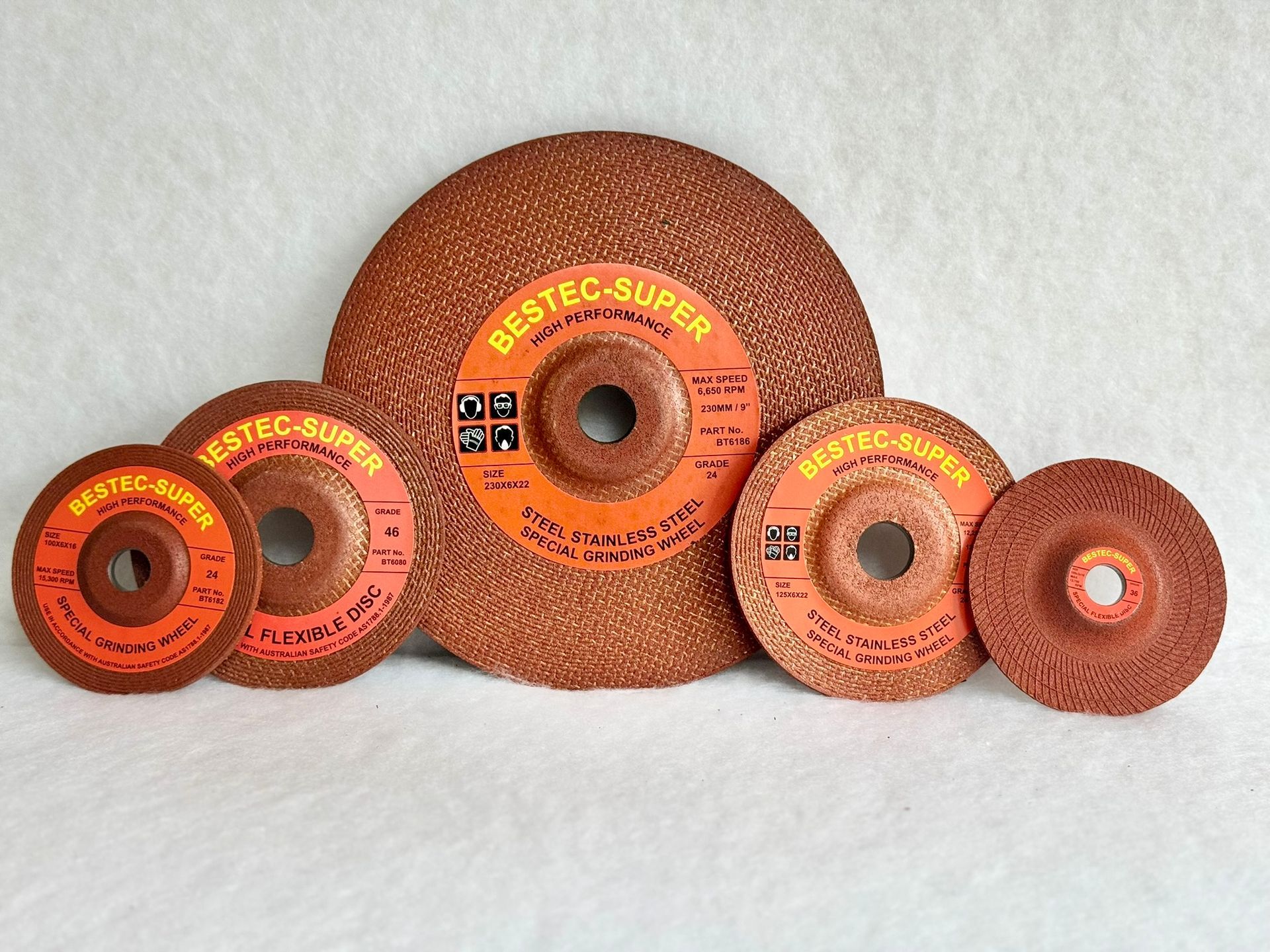 A close up of an orange disc with a hole in the middle
