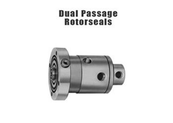 A picture of a dual passage rotor seal on a white background. A picture of a dual passage rotor seal on a white background.
