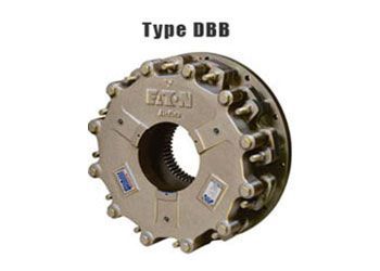 A type dbb clutch is shown on a white background A type dbb clutch is shown on a white background