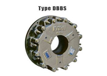 A type dbbs clutch is shown on a white background A type dbbs clutch is shown on a white background