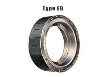 A type eb bearing is shown on a white background A type eb bearing is shown on a white background