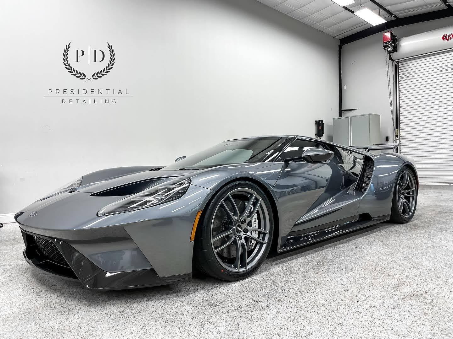 Ceramic coating gray car