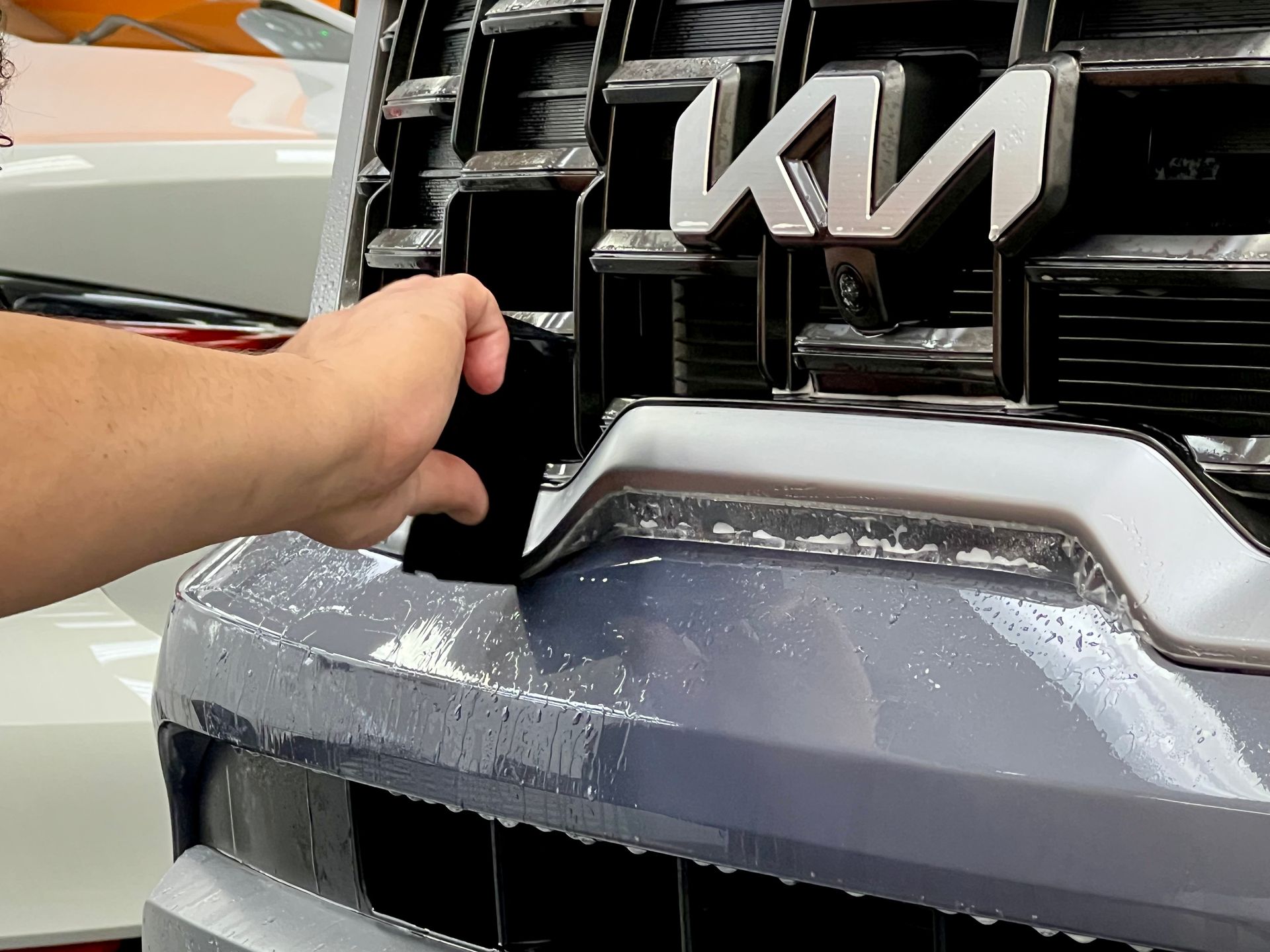 paint protection gray car