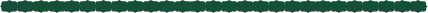 Thin green horizontal strip on a white background with a dark jagged black edge above it