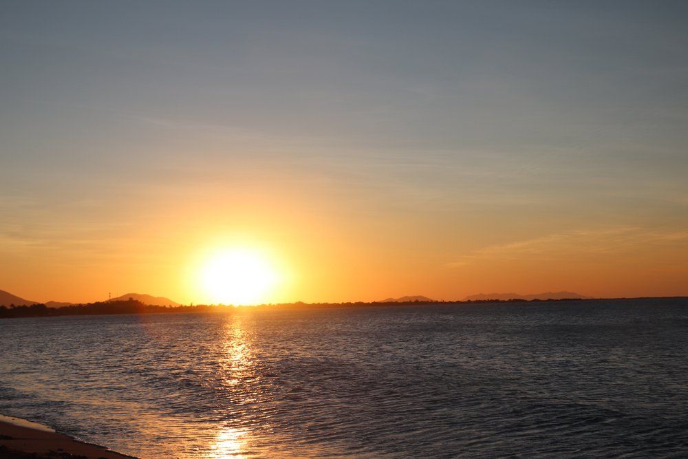 Sunset Over Beach, Bowen, Queensland, Australia — Whitsunday Drainage Contractors in Airlie Beach, QLD