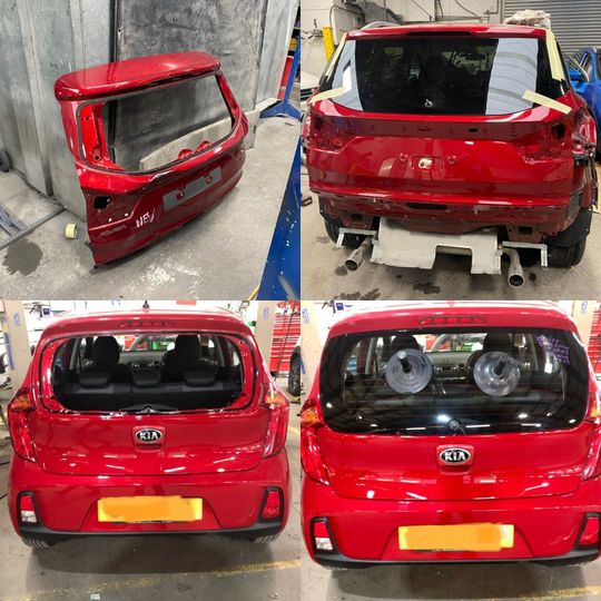 Bodyshop services or remedial work