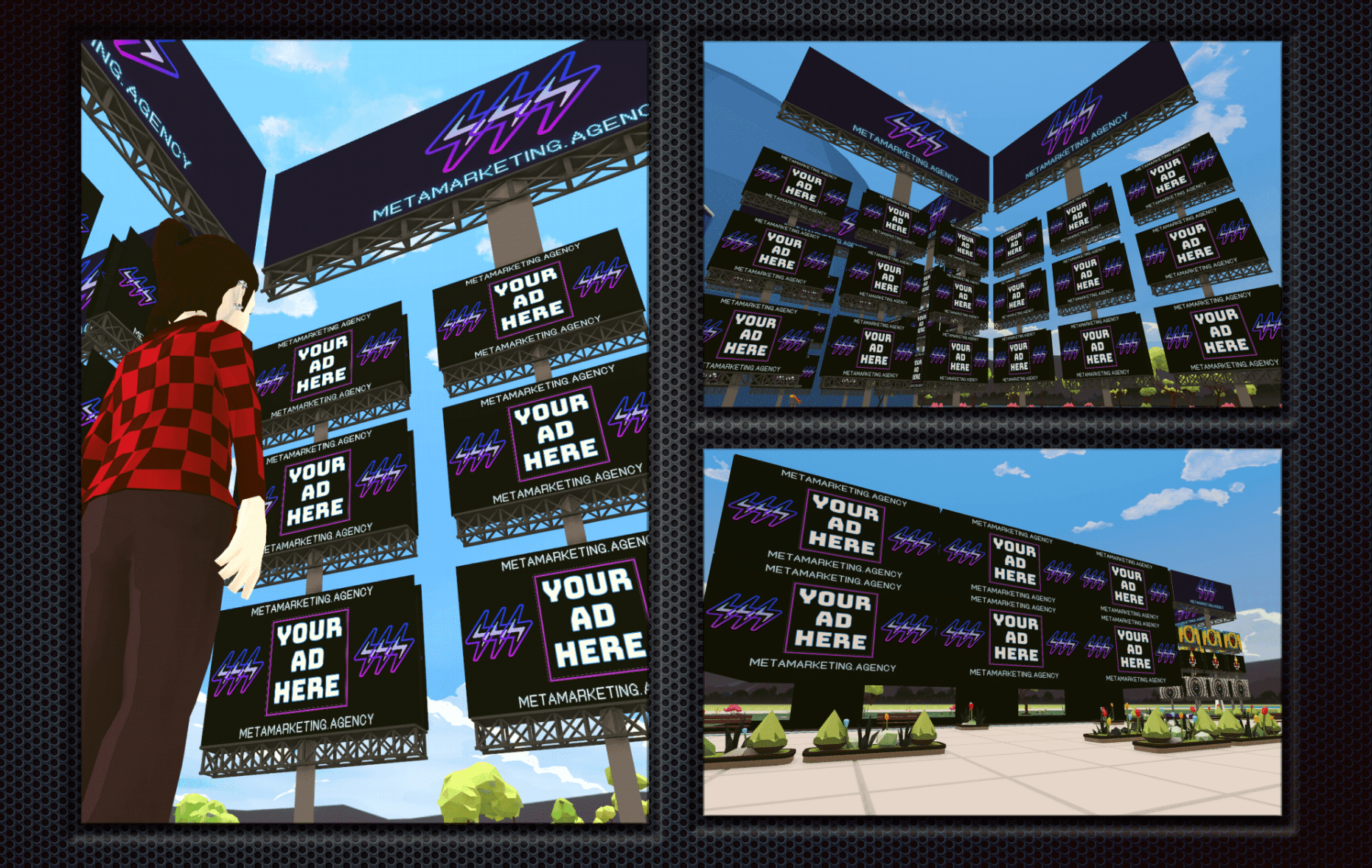 metaverse billboards in decentraland