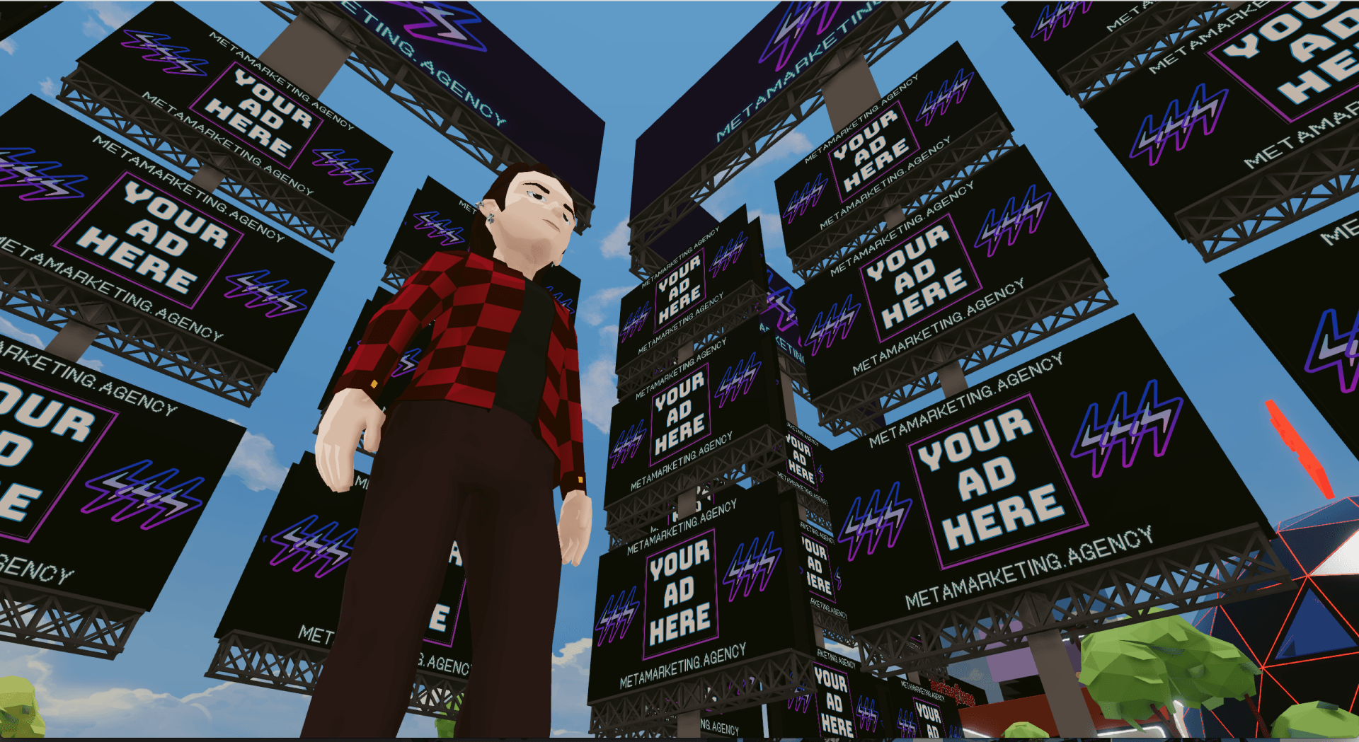 metaverse billboard advertising