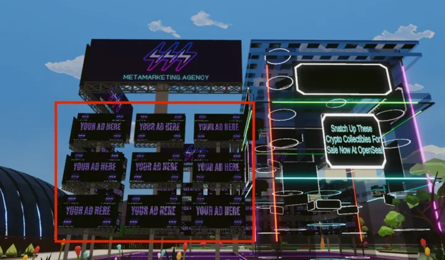 virtual billboard advertisements