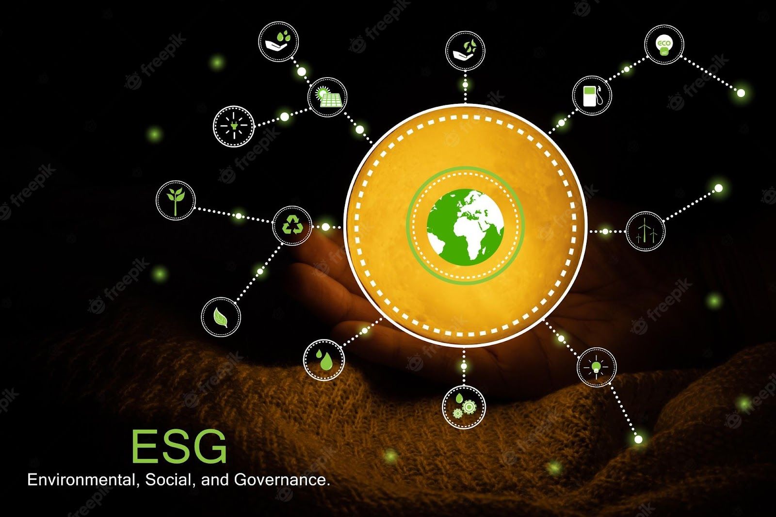 environmental social score graphic supporting the metaverse