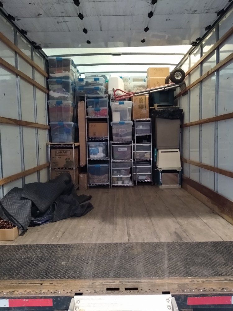 Willis Cargo Moving Company crew wrapping furniture for a residential move in Citrus Heights CA.