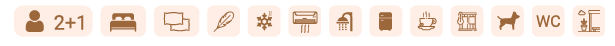 glamping forest amenities icons