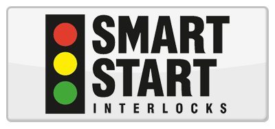 A smart start interlocks logo with a traffic light on it