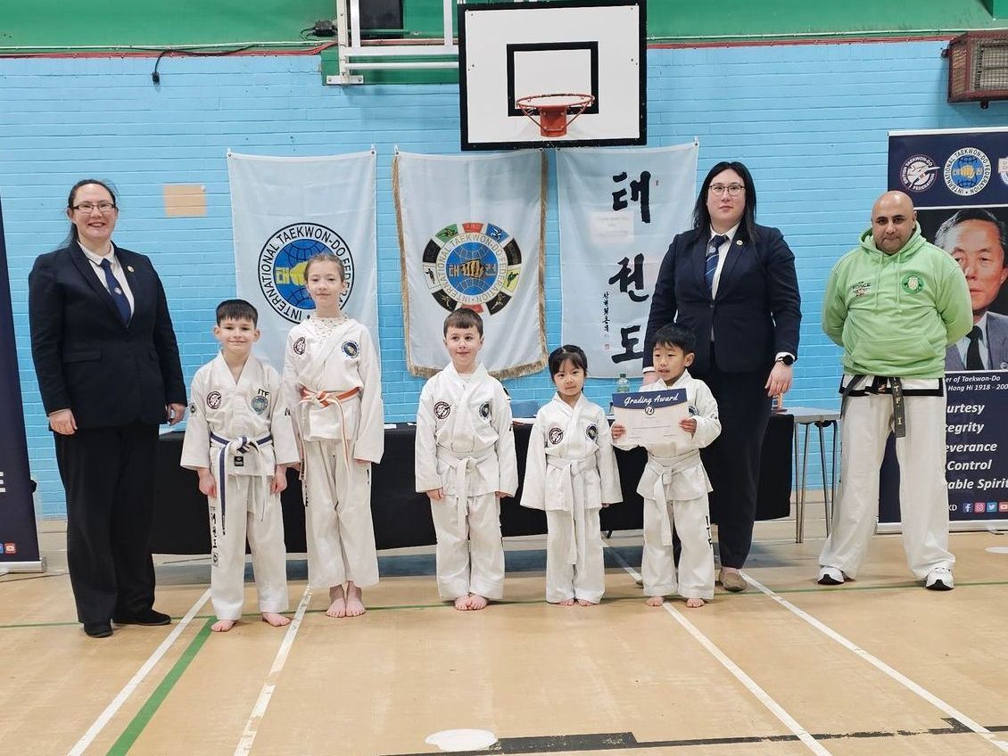 Nuneaton Taekwon-Do Children's belt test