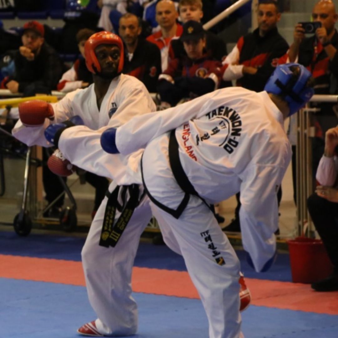 Sparring at the 2023 EITF European Championships in Jesolo