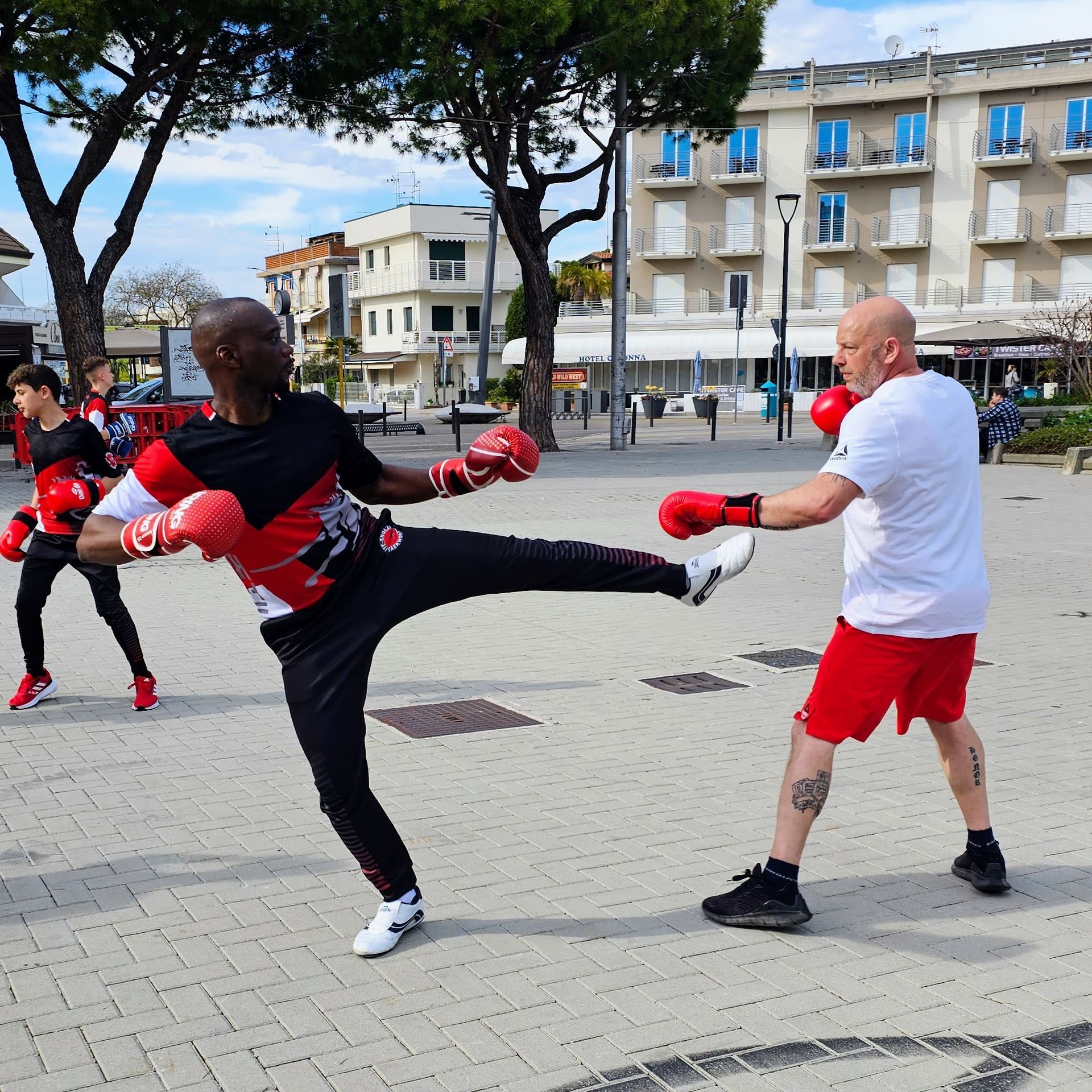 Training at the 2023 EITF European Championships in Jesolo