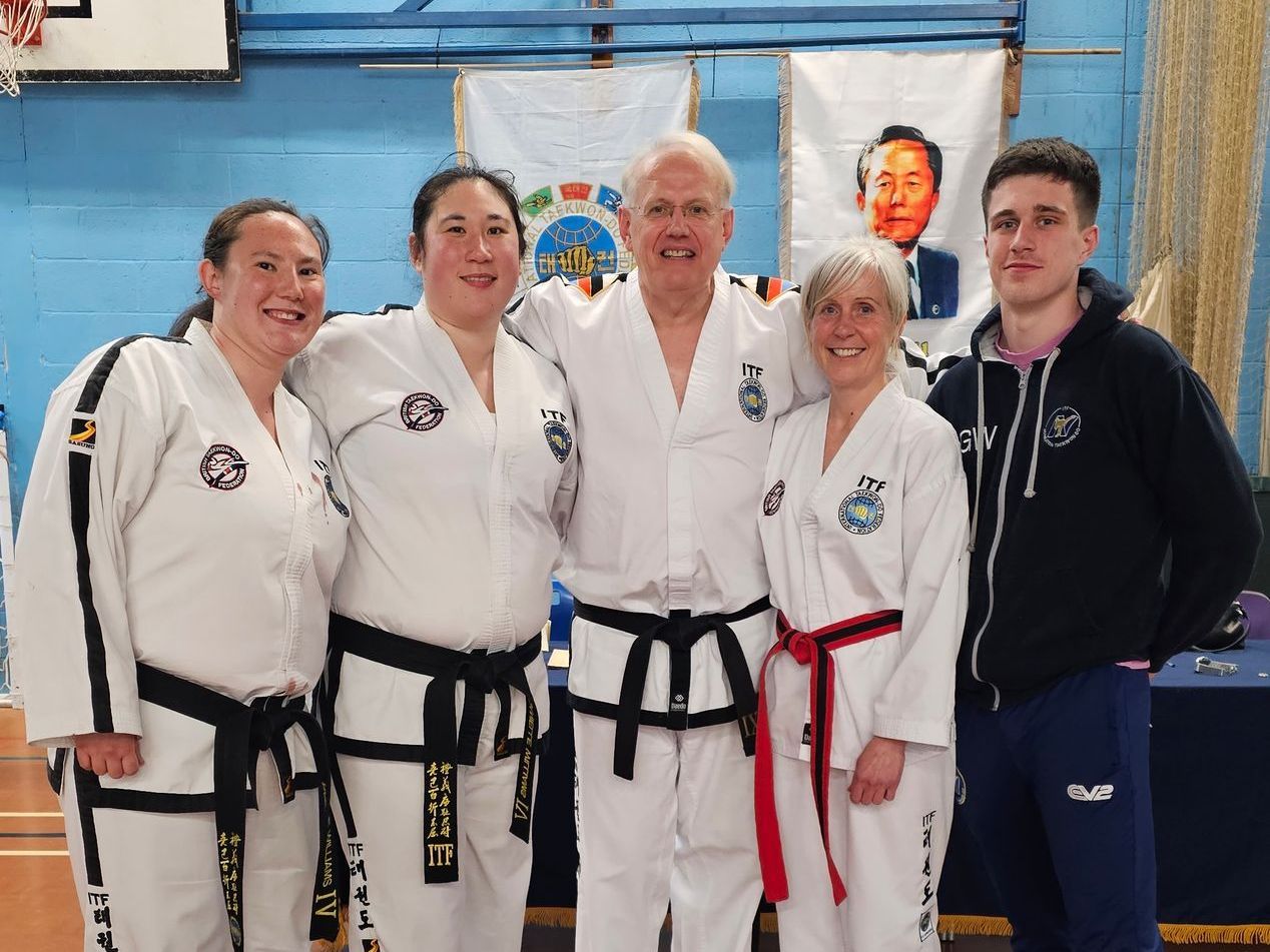 Nuneaton TKD instructors and Blackbelts with Grandmaster Wayne Brown IX Nuneaton TKD instructors and Blackbelts with Grandmaster Wayne Brown IX