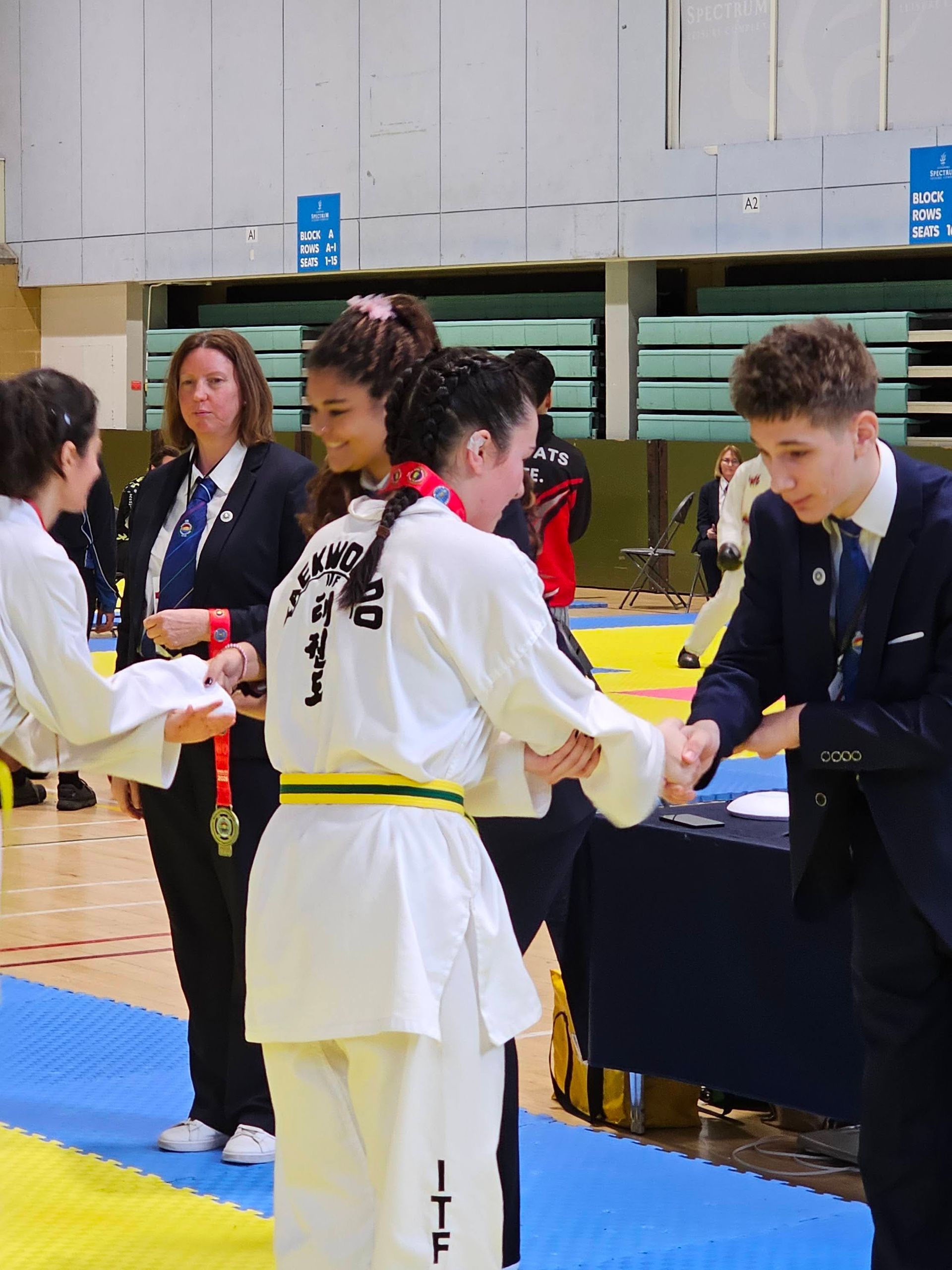 Lacey Shepherd medal at the 2026 UKTA English