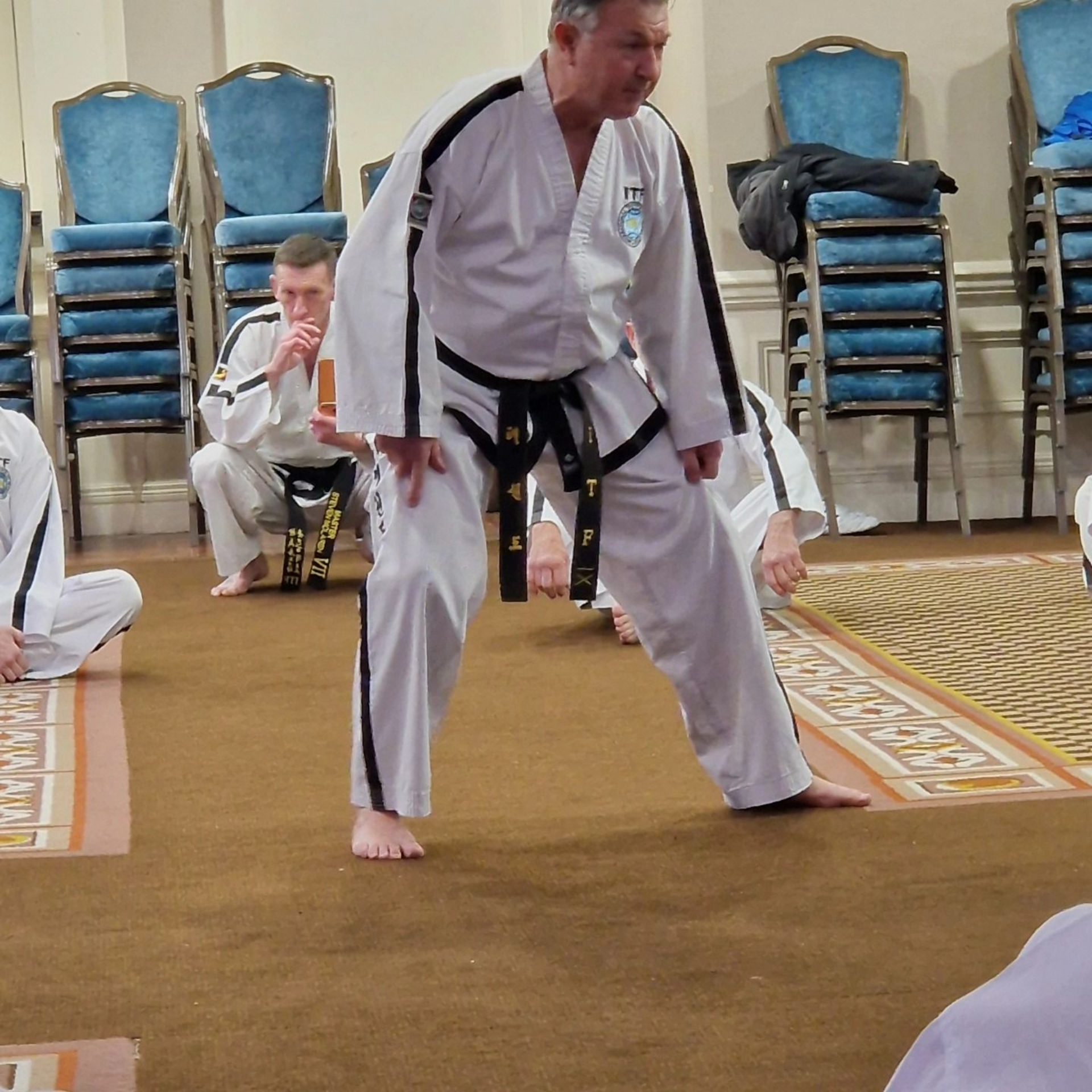 Grand Master Gary Miller at the ITF Umpires Course in Dublin