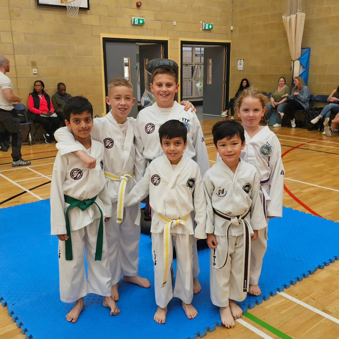Team Nuneaton TKD at the 1st UK Children's Games