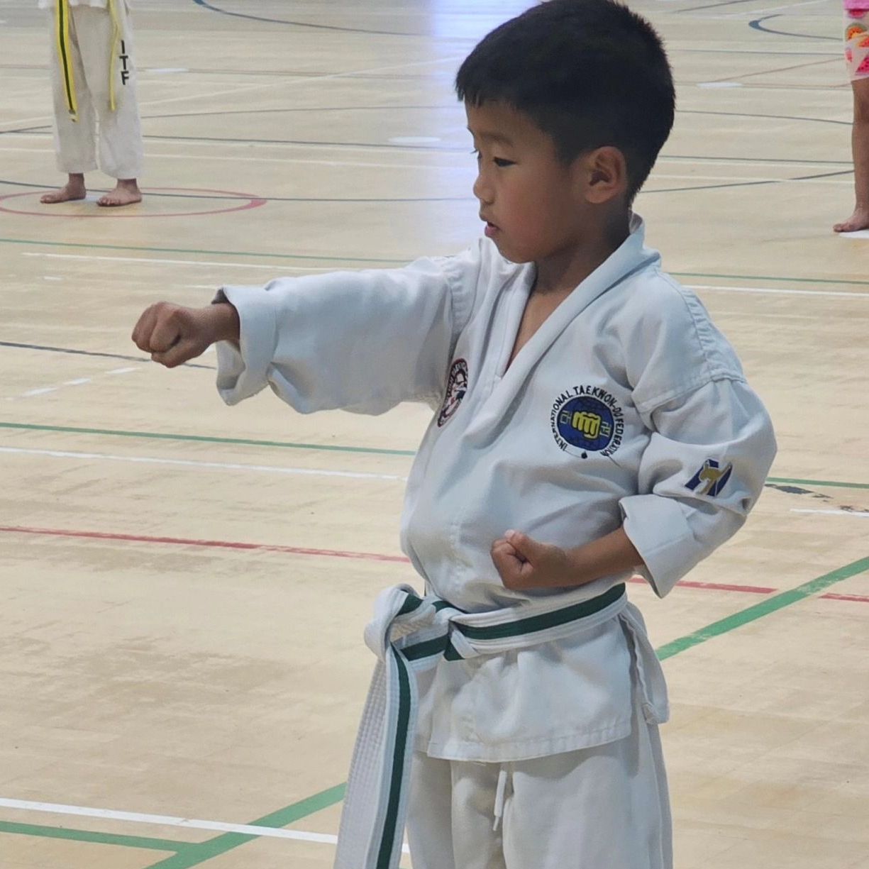 NuneatonTKD Child Student 2024 Aiden Limbu
