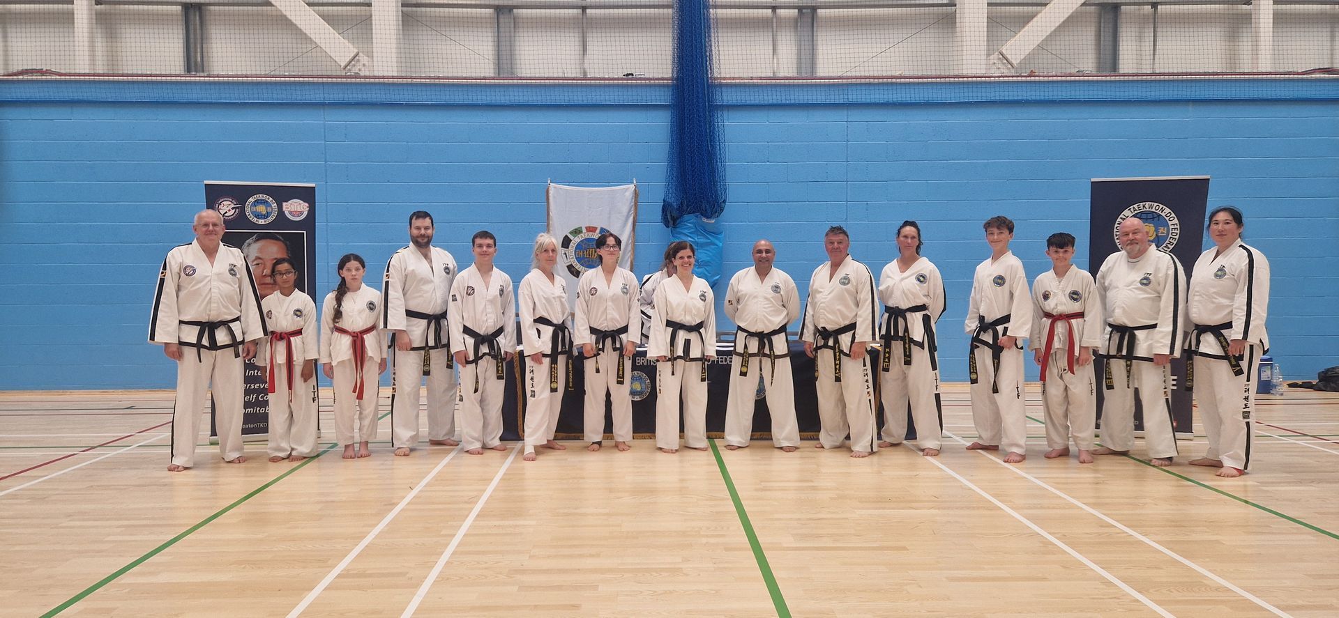 Team Nuneaton TKD at the BTF Black Belt Grading