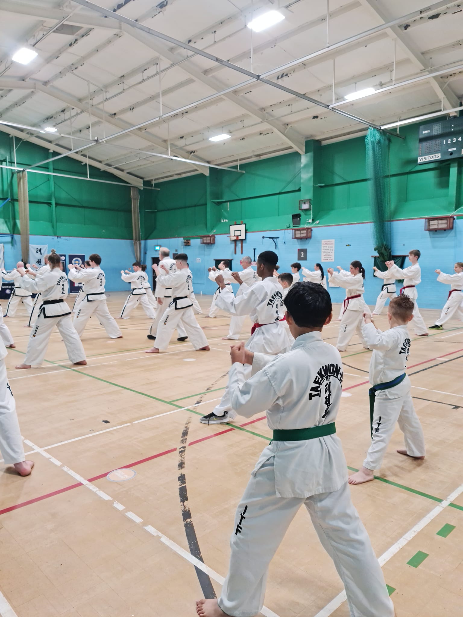 BTF Taekwon-Do students at seminar
