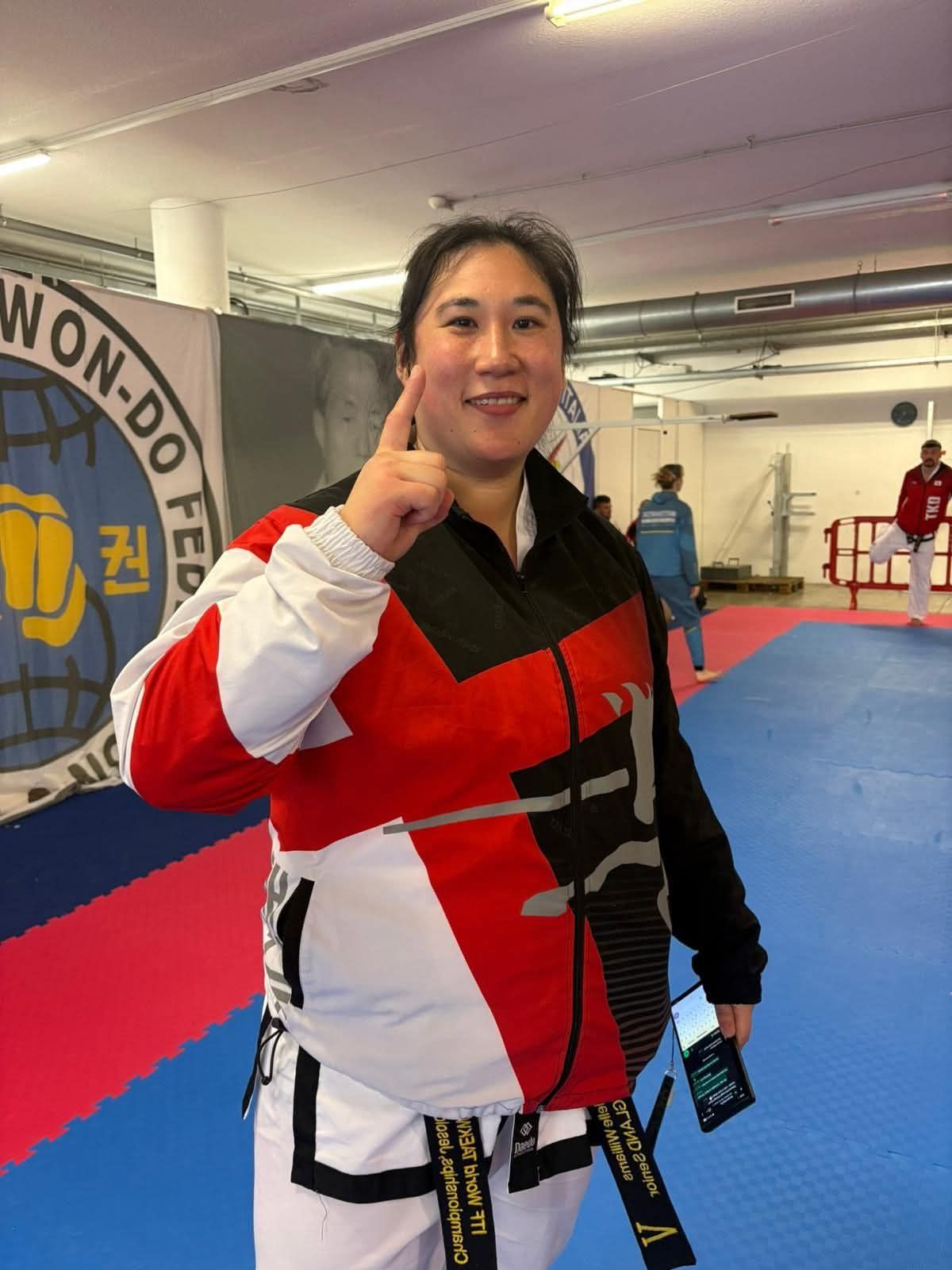 Nuneaton TKD Instructor Miss Danielle World Champion