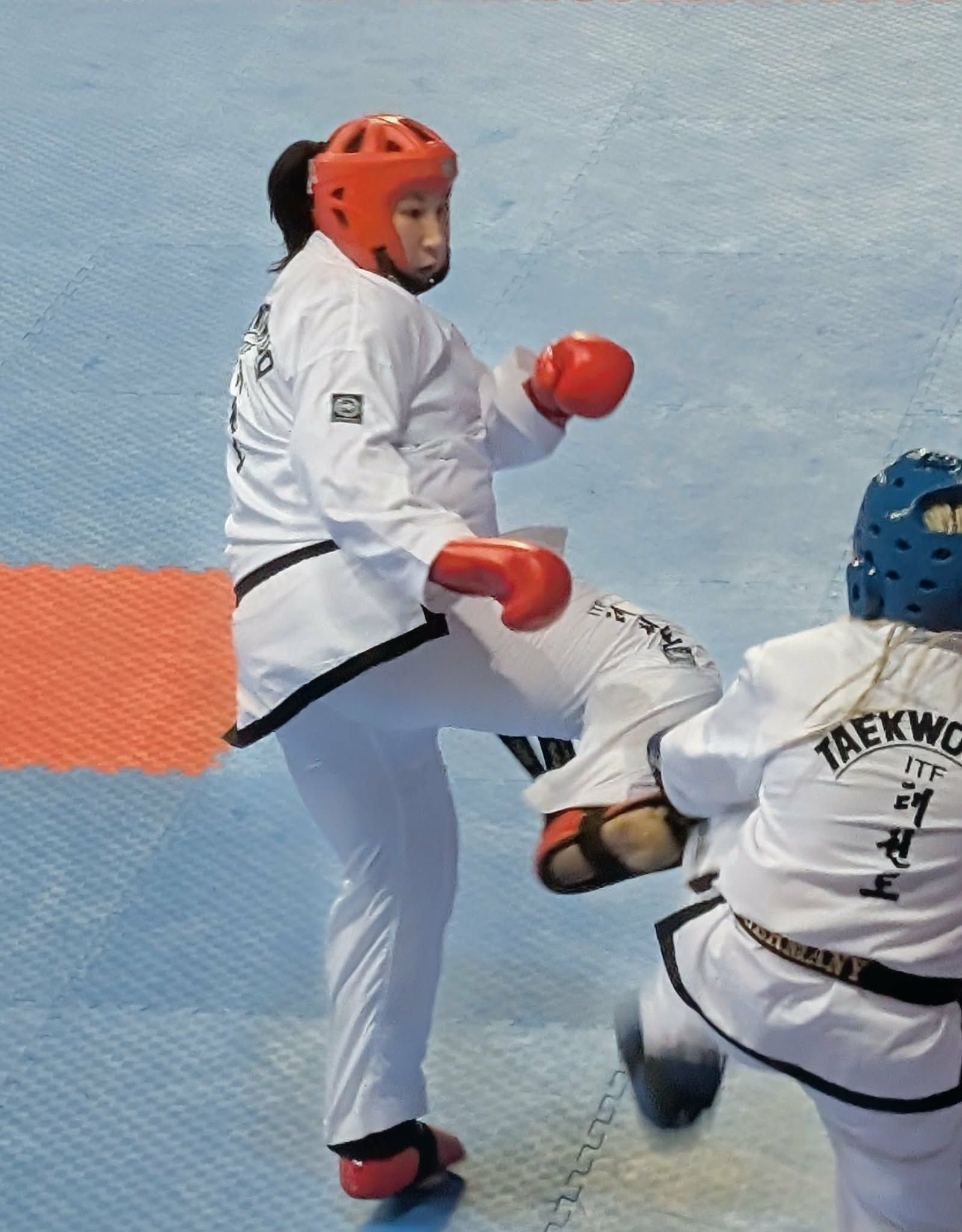 Danielle Williams Sparring at 2026 EITF European Championships