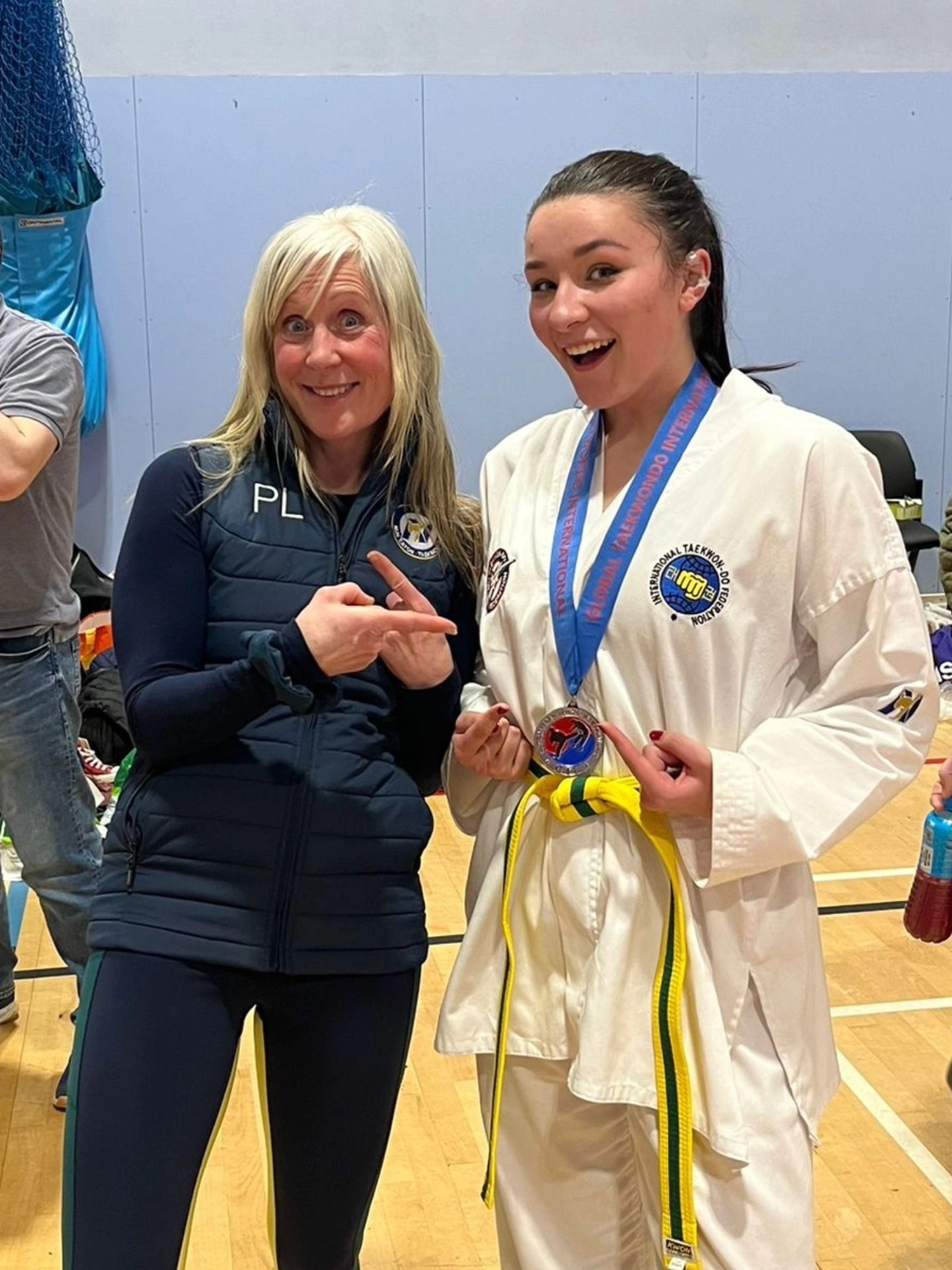 Nuneaton TKD at the 2026 GTI English - Lacey and Miss Lancaster