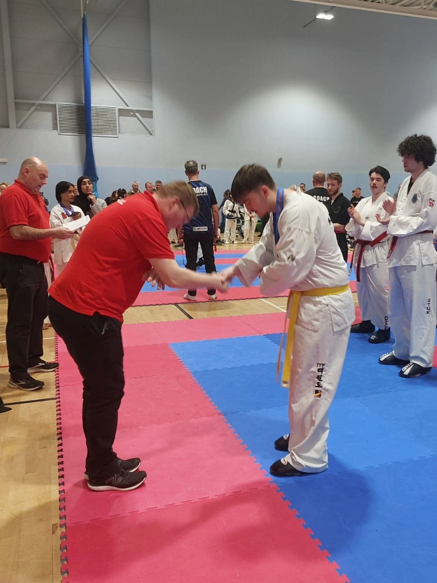 Nuneaton TKD at the 2026 GTI English - Mario medal patterns