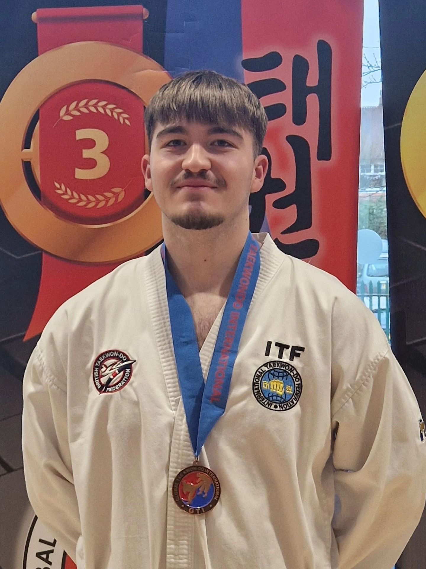 Nuneaton TKD at the 2026 GTI English - Mario medal