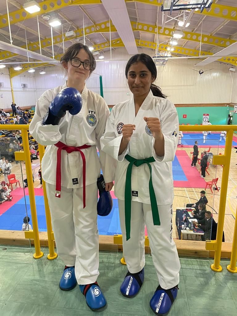 Nuneaton Taekwon-Do - Leah Basey & Naisha Patel