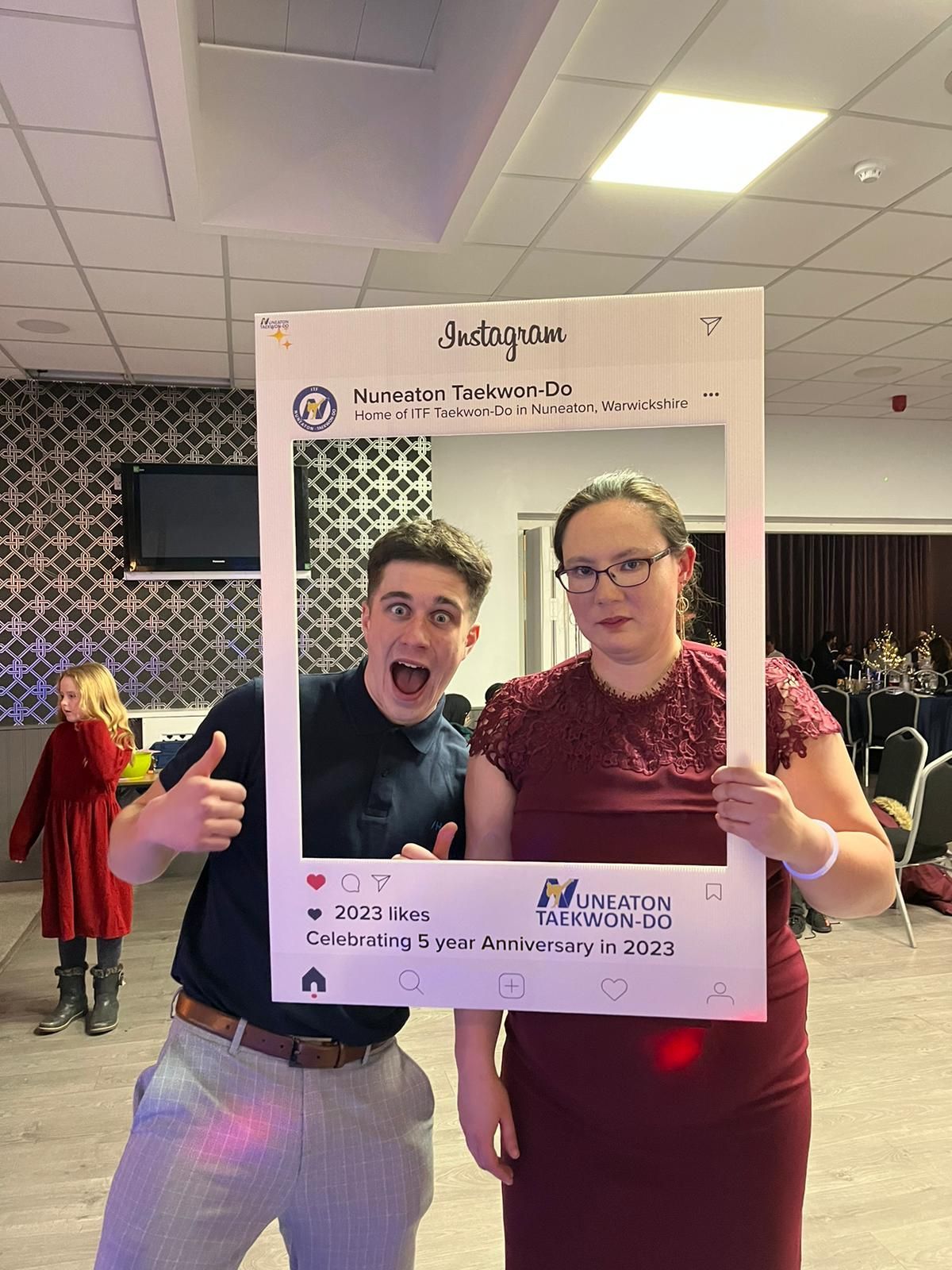 Nuneaton TKD Instagram frame photo