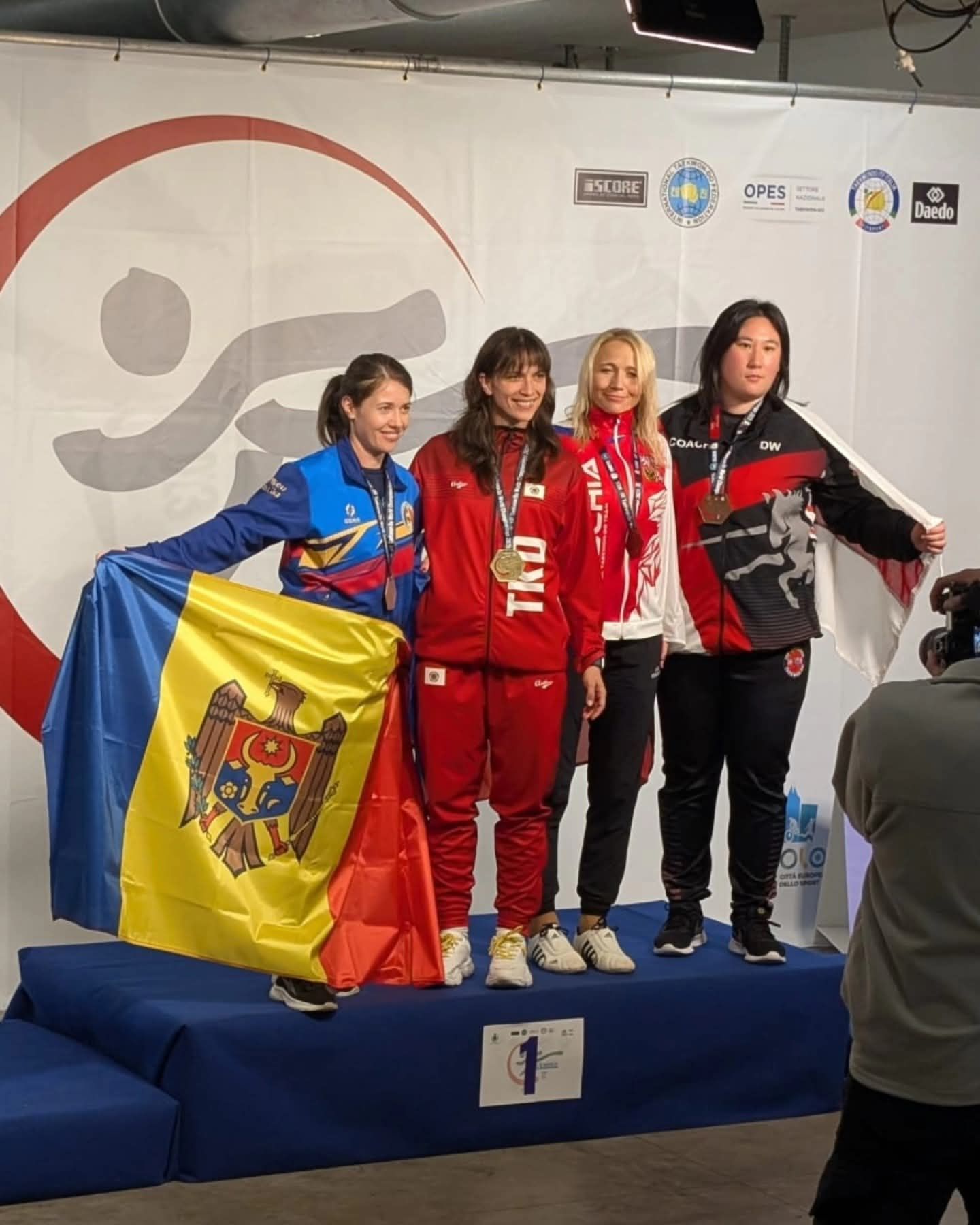 V Dan Patterns podium at the 2025 ITF World Championships