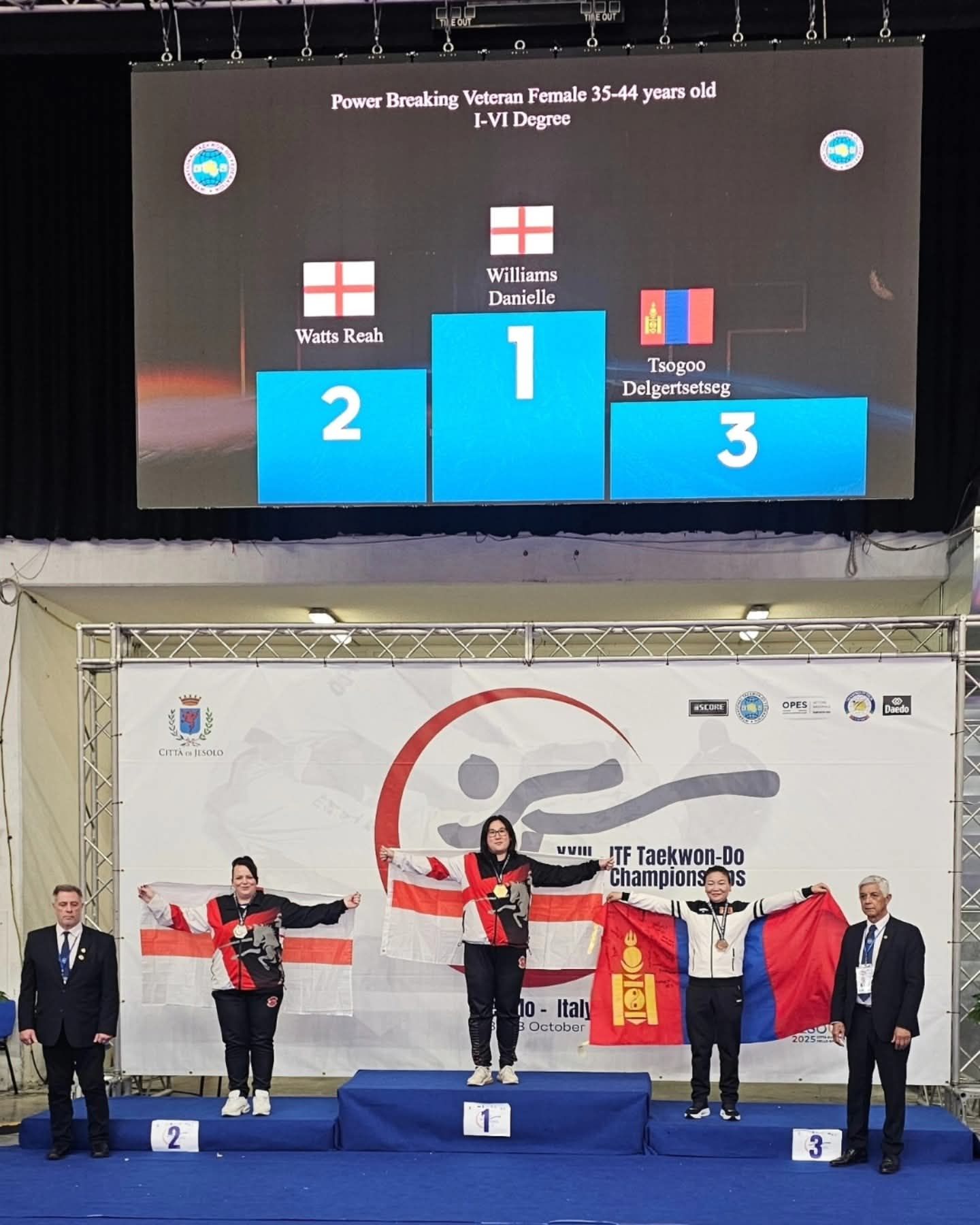 2025 ITF World Championships Power Podium 2025 ITF World Championships Power Podium