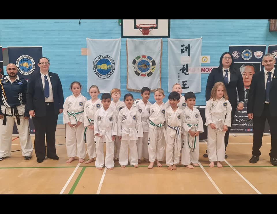 Nuneaton Taekwon-Do students belt testing