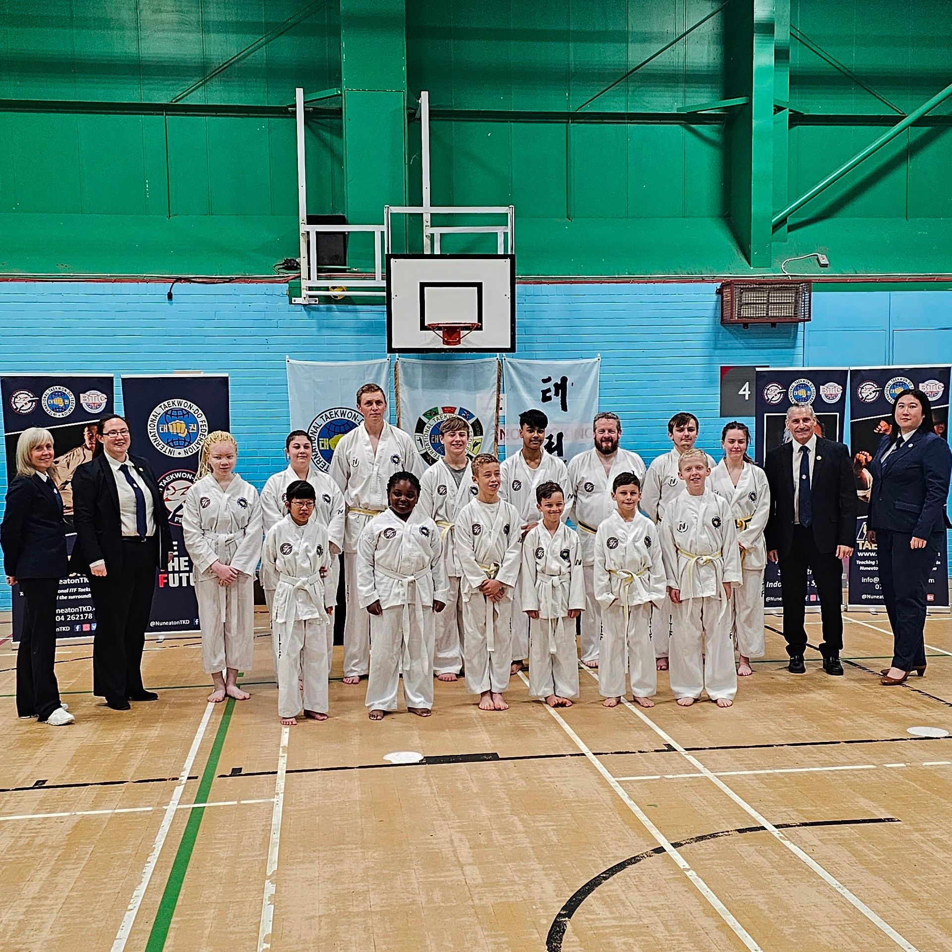 NunTKD Oct 2023 grading white to yellow belts