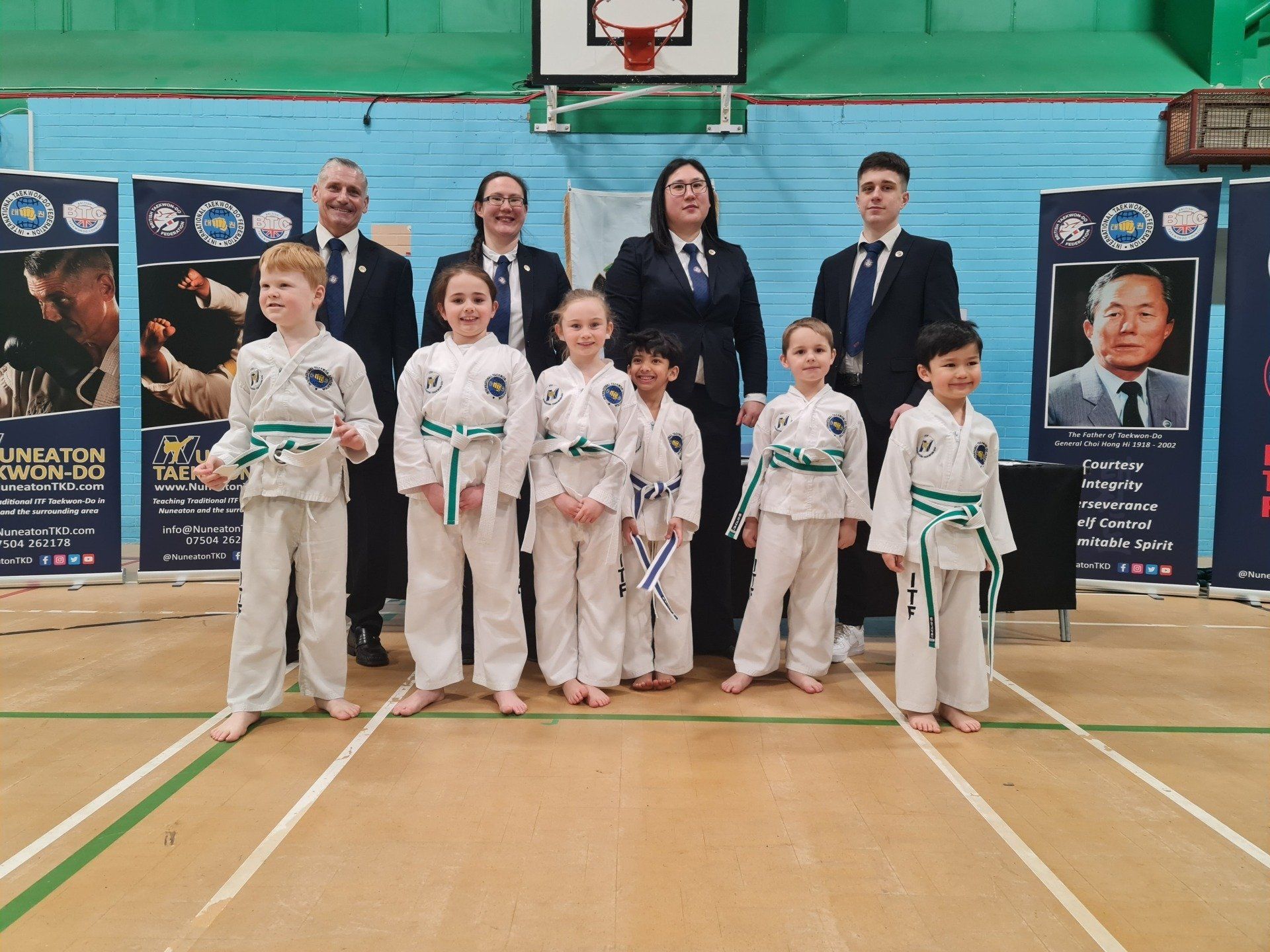 Nuneaton TKD March 2022 Grading Children