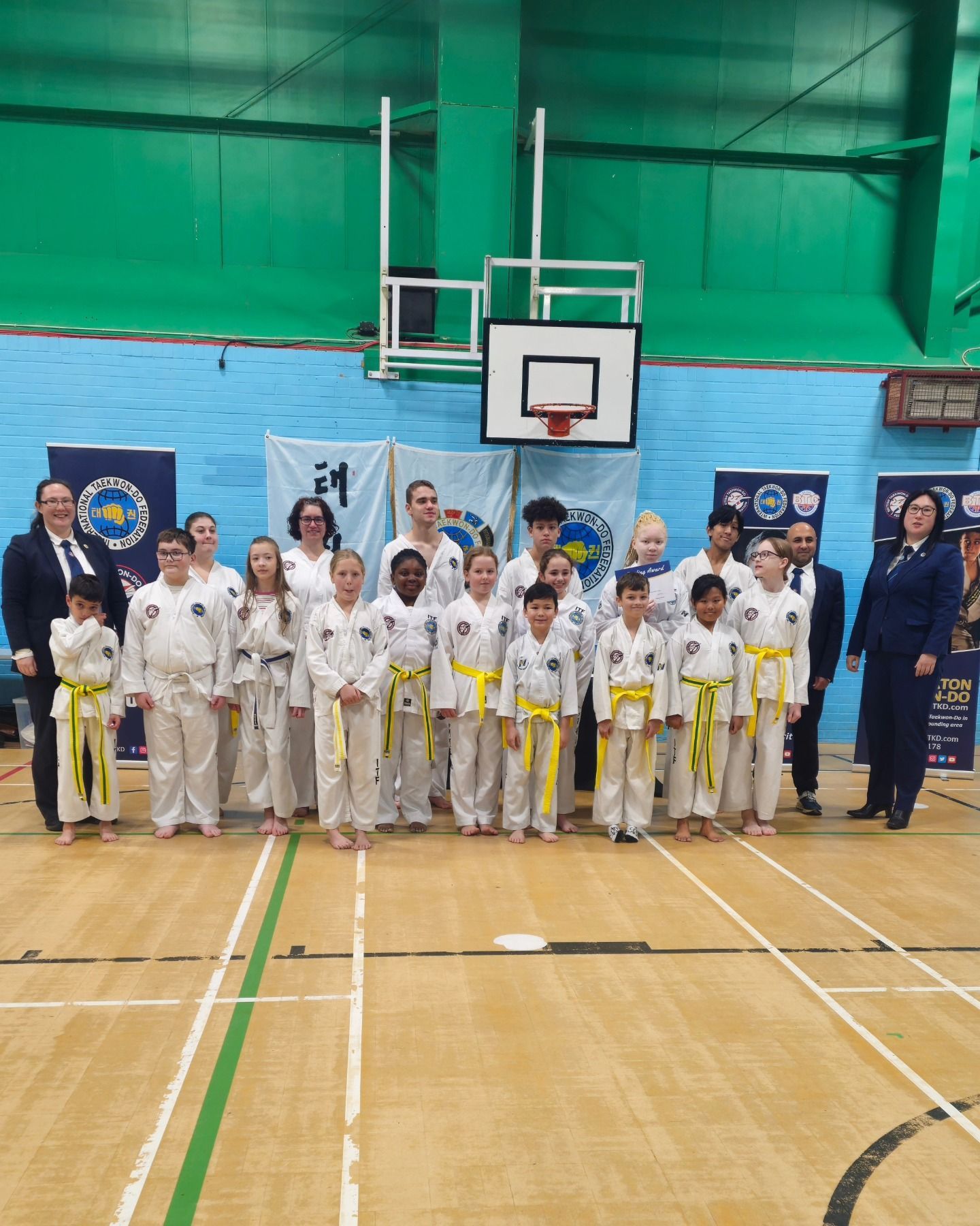 Nuneaton TKD grading November 2024, 9th to 7th kup